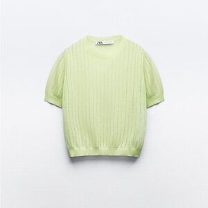 Zara wide sleeve knit sweater size medium